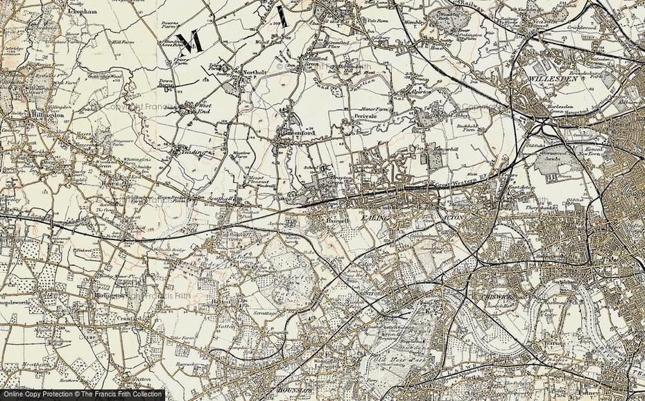 Old Maps Of Hanwell, Greater London – Francis Frith, Hanwell, United Kingdom, Hanwell W7, Hanwell Zoo