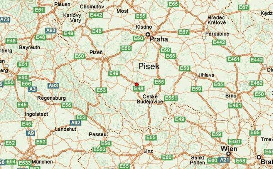 Pisek Location Guide, Písek, Czechia, Czech Republic  In English, Czech Road