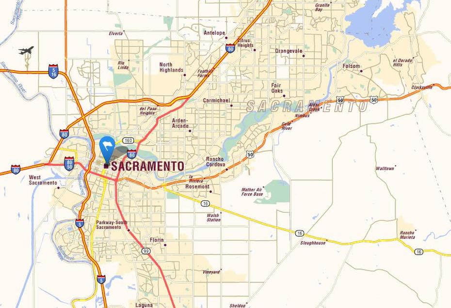 Sacramento California Map, Sacramento, United States, Chico State Campus, Of Sacramento And Surrounding Cities