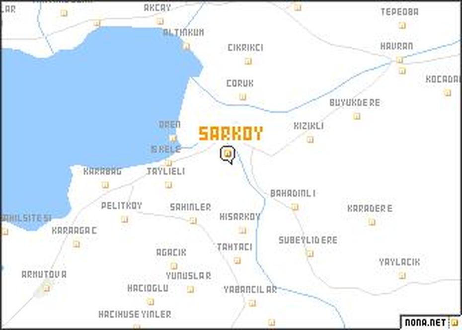 Sarkoy (Turkey) Map – Nona, Şarköy, Turkey, Tekirdag Turkey, Edirne Turkey