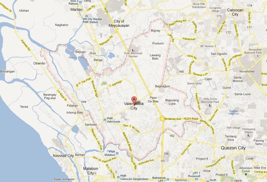 Valenzuela Map And Valenzuela Satellite Image, Valenzuela, Philippines, Cavite, Tanauan City