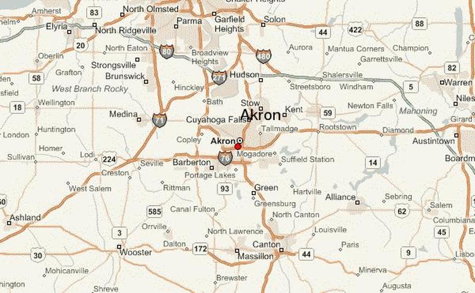 Akron Location Guide, Akron, United States, United States  Simple, Cool United States