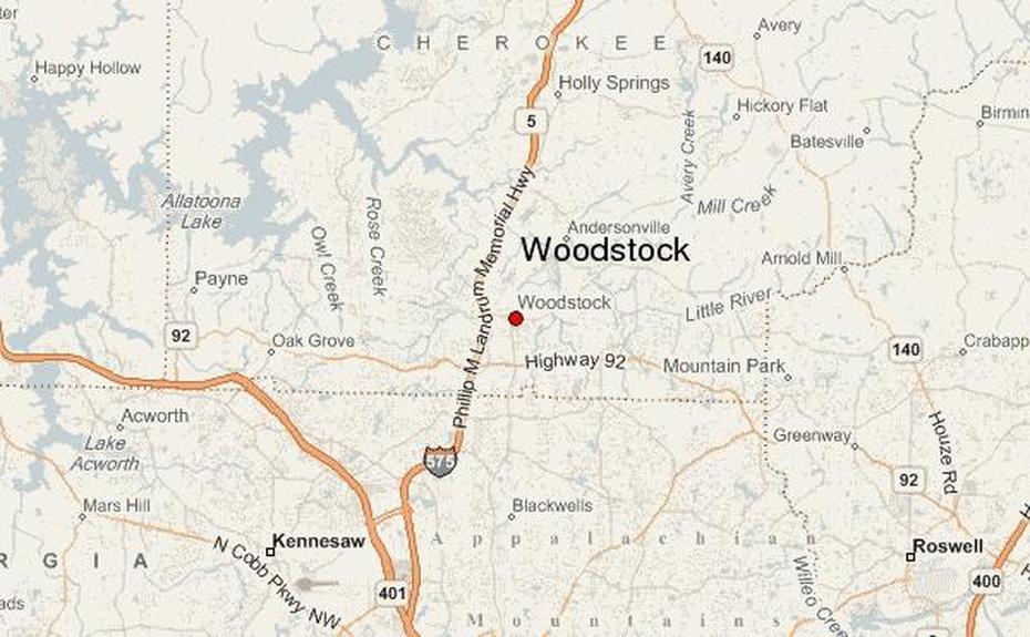 Detailed  United States, United States  Color, Georgia Weather, Woodstock, United States