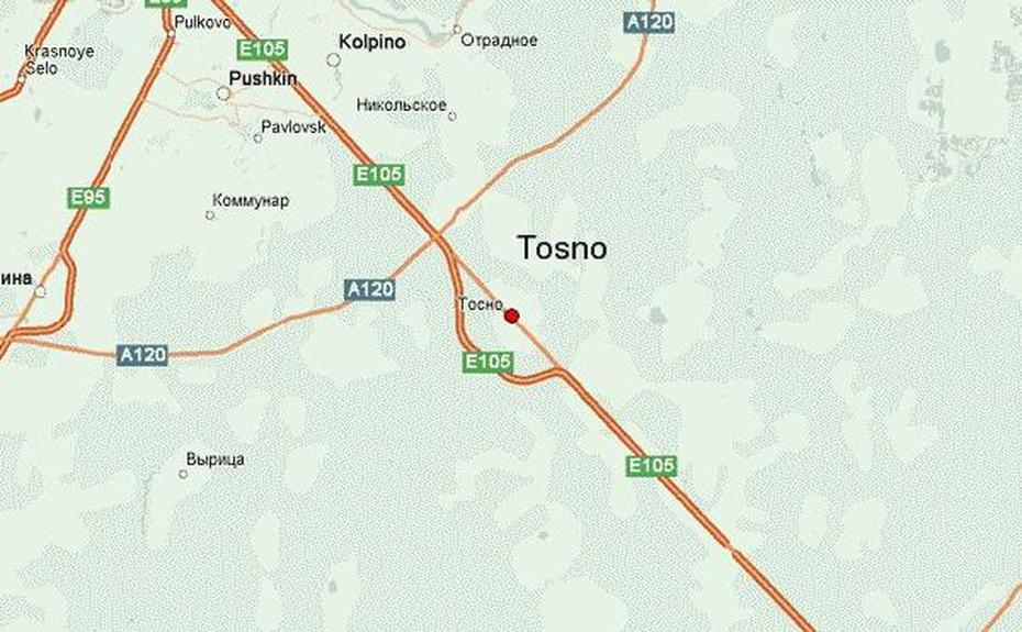 European Russia, Russia  With Cities, Location Guide, Tosno, Russia