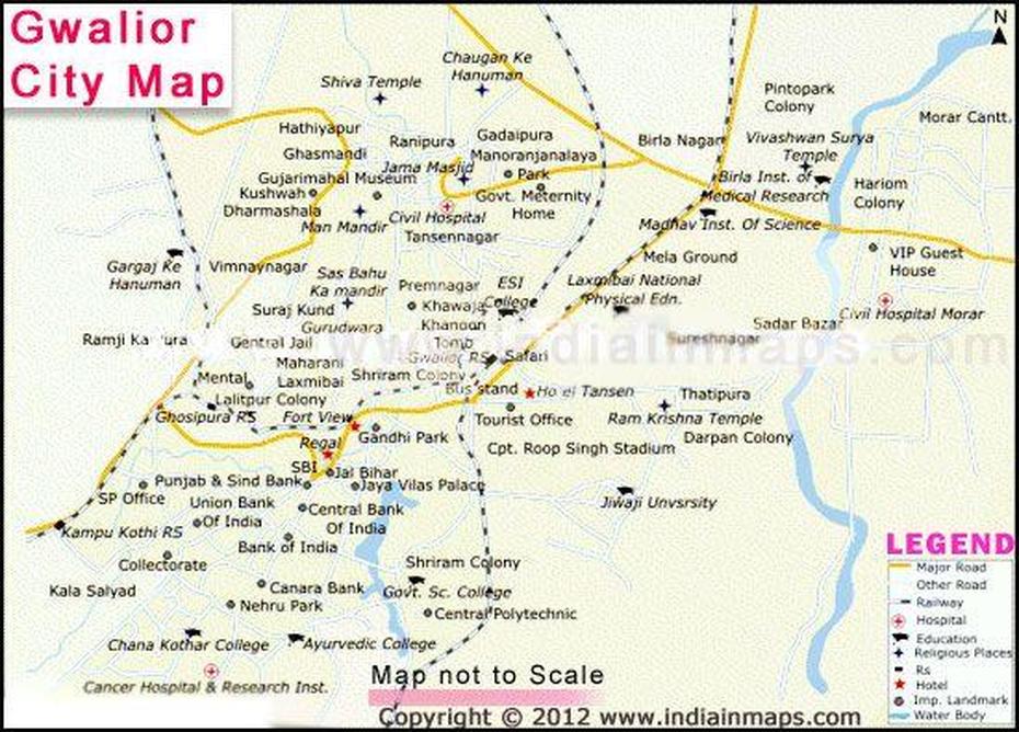 Gwalior City Map | City Map, Map, Gwalior, Gwalior, India, Gwalior City, Gwalior Location