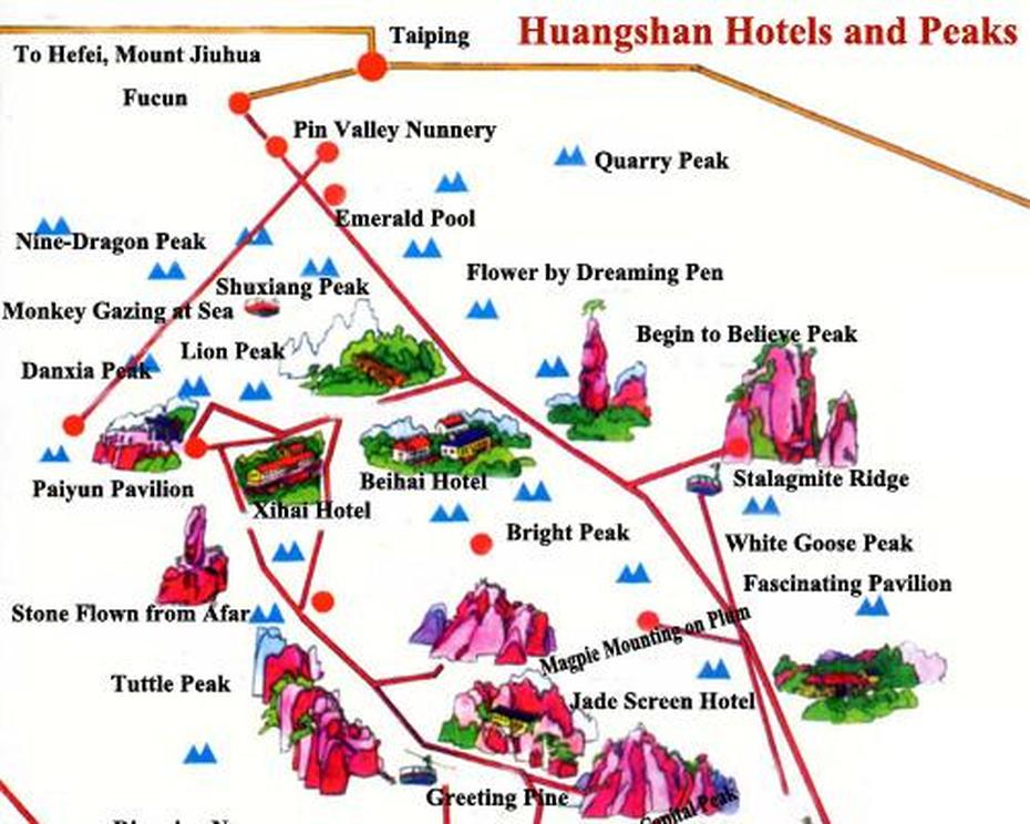 Huangshan Travel Guide: Attractions, Weather, Hotels, Maps & Tours 2018, Duanshan, China, Huangshan Anhui China, Huangshan Mountain Temple