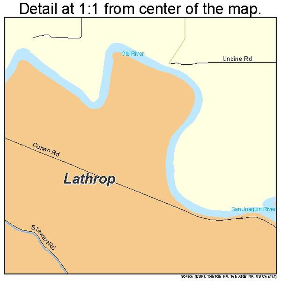 Lathrop California Street Map 0640704, Lathrop, United States, Manteca Ca, Lathrop State Park