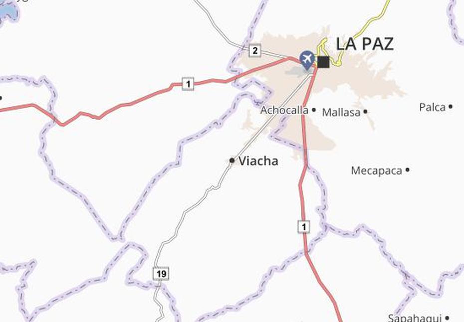 Mapa Michelin Viacha – Plano Viacha – Viamichelin, Viacha, Bolivia, Peru Bolivia, Bolivia Geography