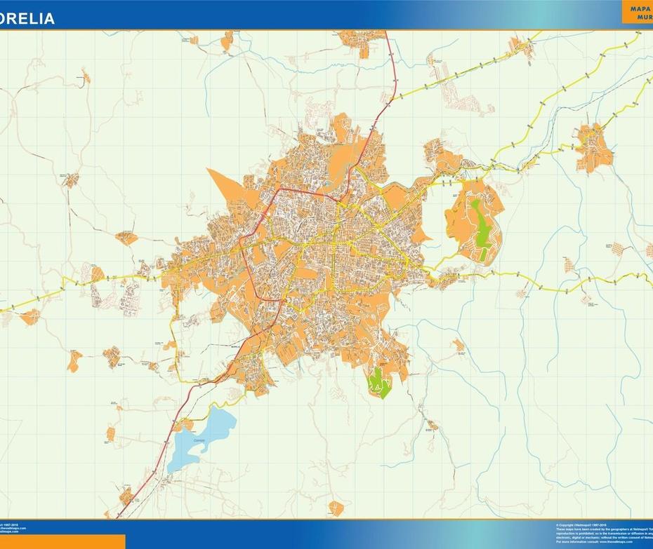 Mapa Morelia | Vector World Maps, Morelia, Mexico, Altozano Morelia, Morelia Fotos