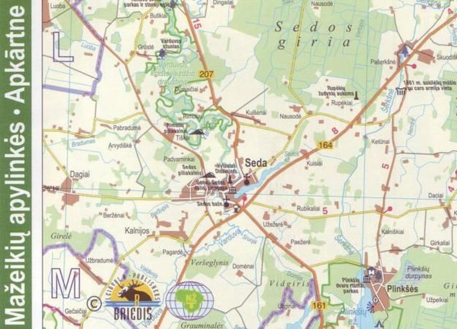 Maps – City Maps, Atlases – Mazeikiai, Mažeikiai, Lithuania, Eifelis, Pakruojis