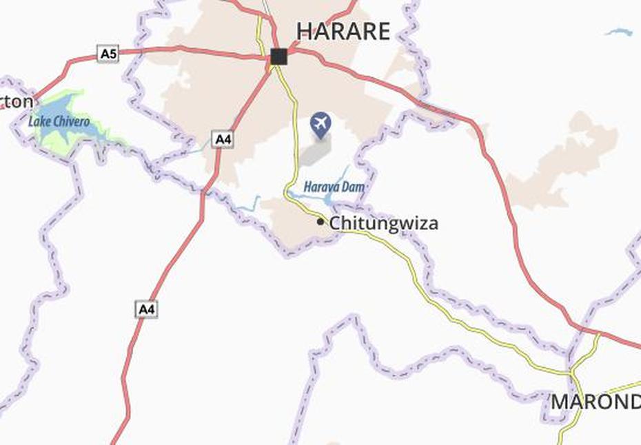 Michelin Chitungwiza Map – Viamichelin, Chitungwiza, Zimbabwe, Chitungwiza, Zimbabwe