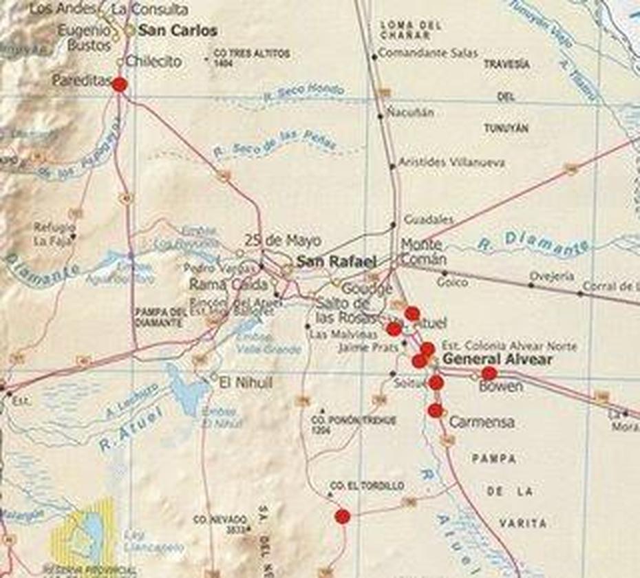 Mineria Mortal: Mapa De General Alvear, General Alvear, Argentina, Argentina Cities, Argentina Islands