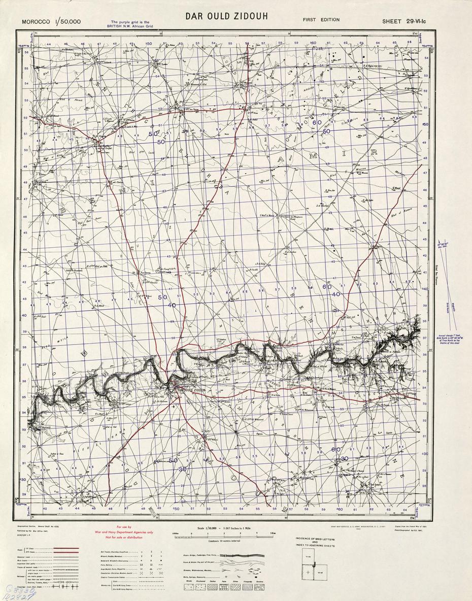 Morocco Ams Topographic Maps – Perry-Castaneda Map Collection – Ut …, Dar Ould Zidouh, Morocco, Bahir Dar Ethiopia, Ibn Battuta