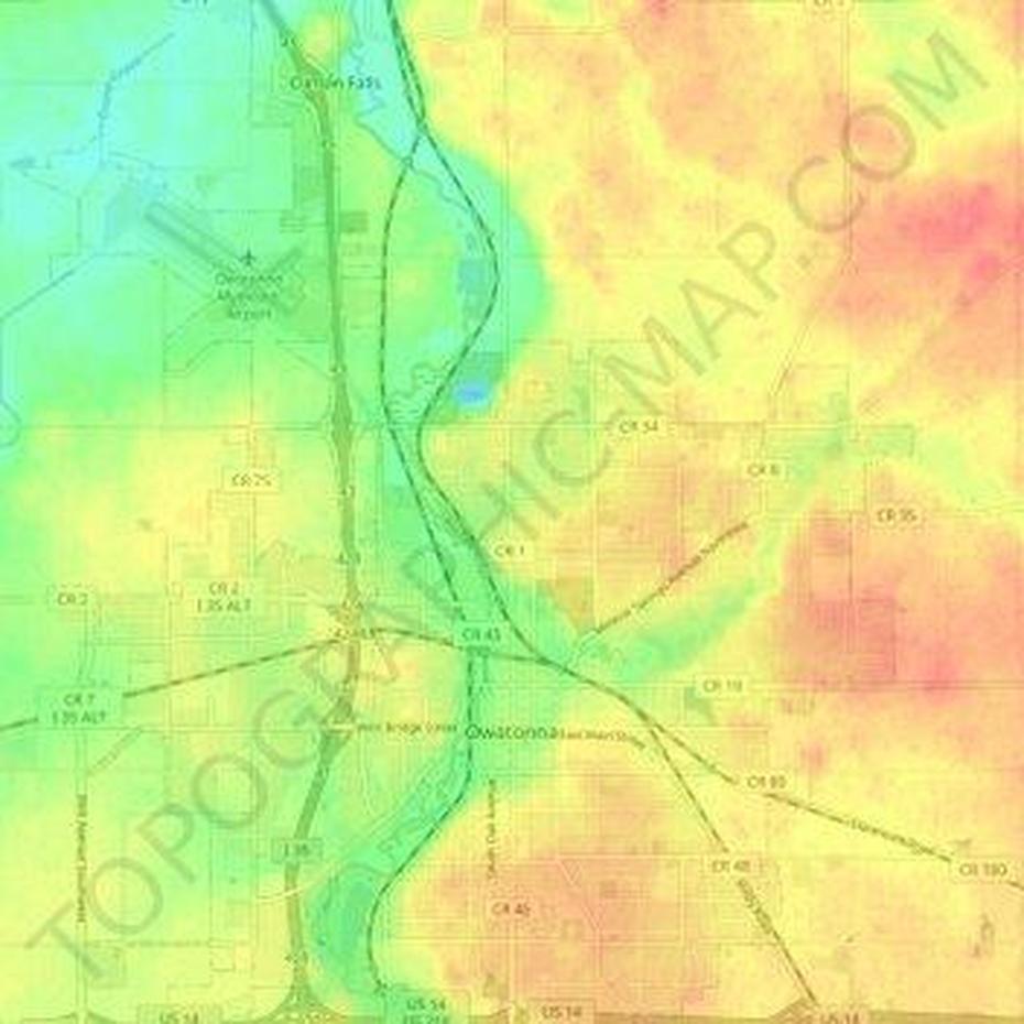 Owatonna Minnesota, Owatonna Mn  Of City, Elevation, Owatonna, United States