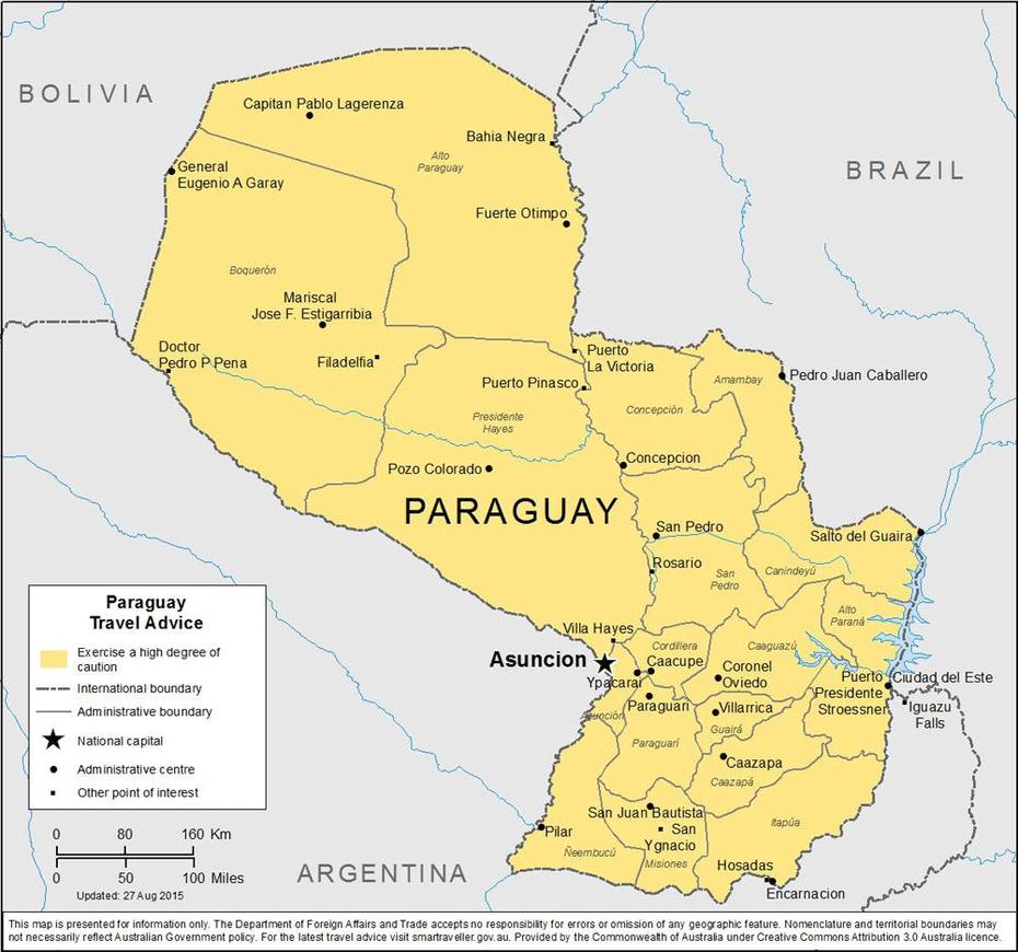 Paraguay Maps, Yaguarón, Paraguay, Paraguay Location On, Paraguay Tourist Attractions