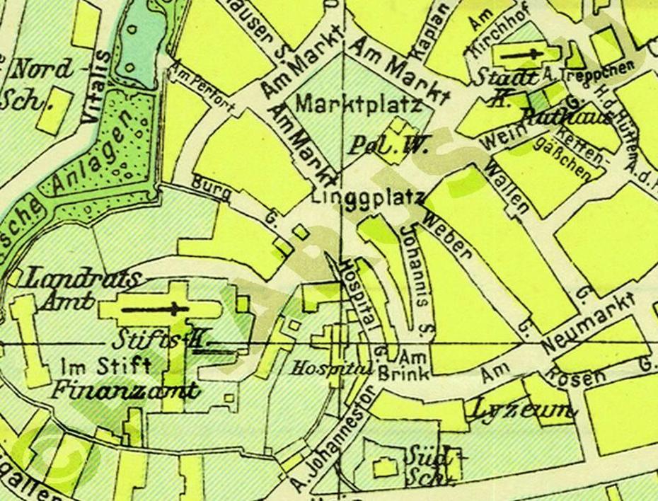 Pharus  Pharus Historischer Stadtplan Bad Hersfeld 1925, Bad Hersfeld, Germany, Bad Wildungen, Giessen Germany