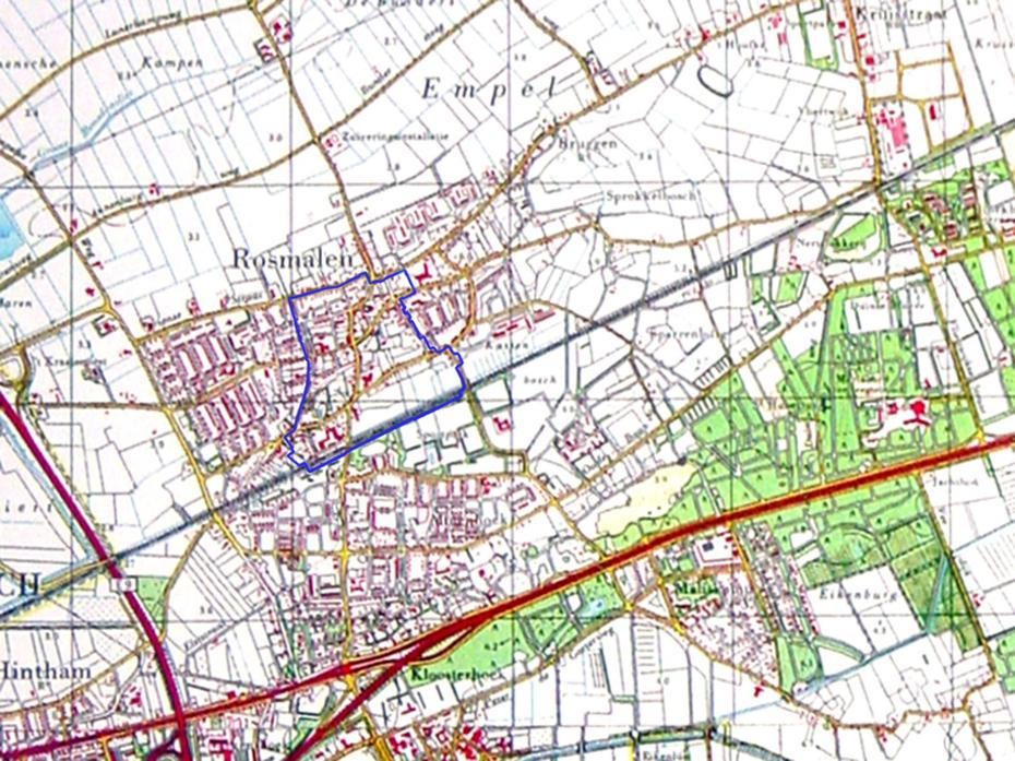 Rosmalen Centrum: 2.2 Ruimtelijke Analyse, Rosmalen, Netherlands, Autotron Rosmalen, Wapen Van Rosmalen