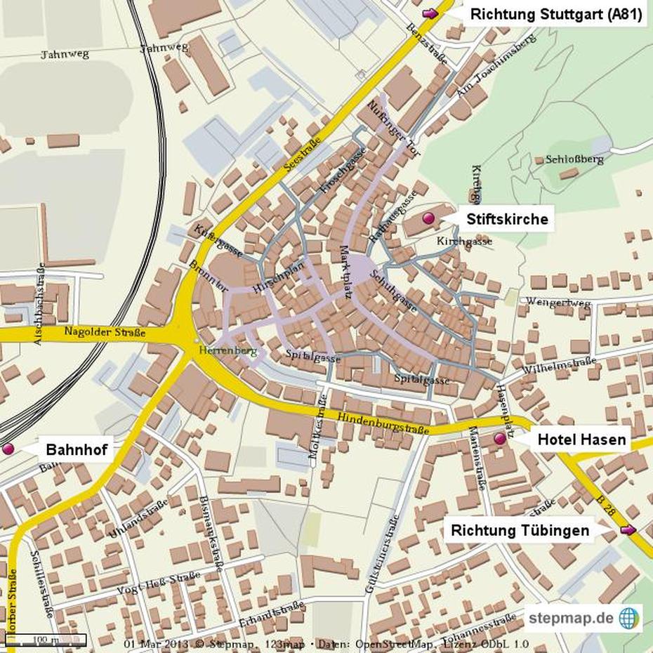 Stepmap – Herrenberg – Landkarte Fur Welt, Herrenberg, Germany, Old  Hockenheim, Mannheim