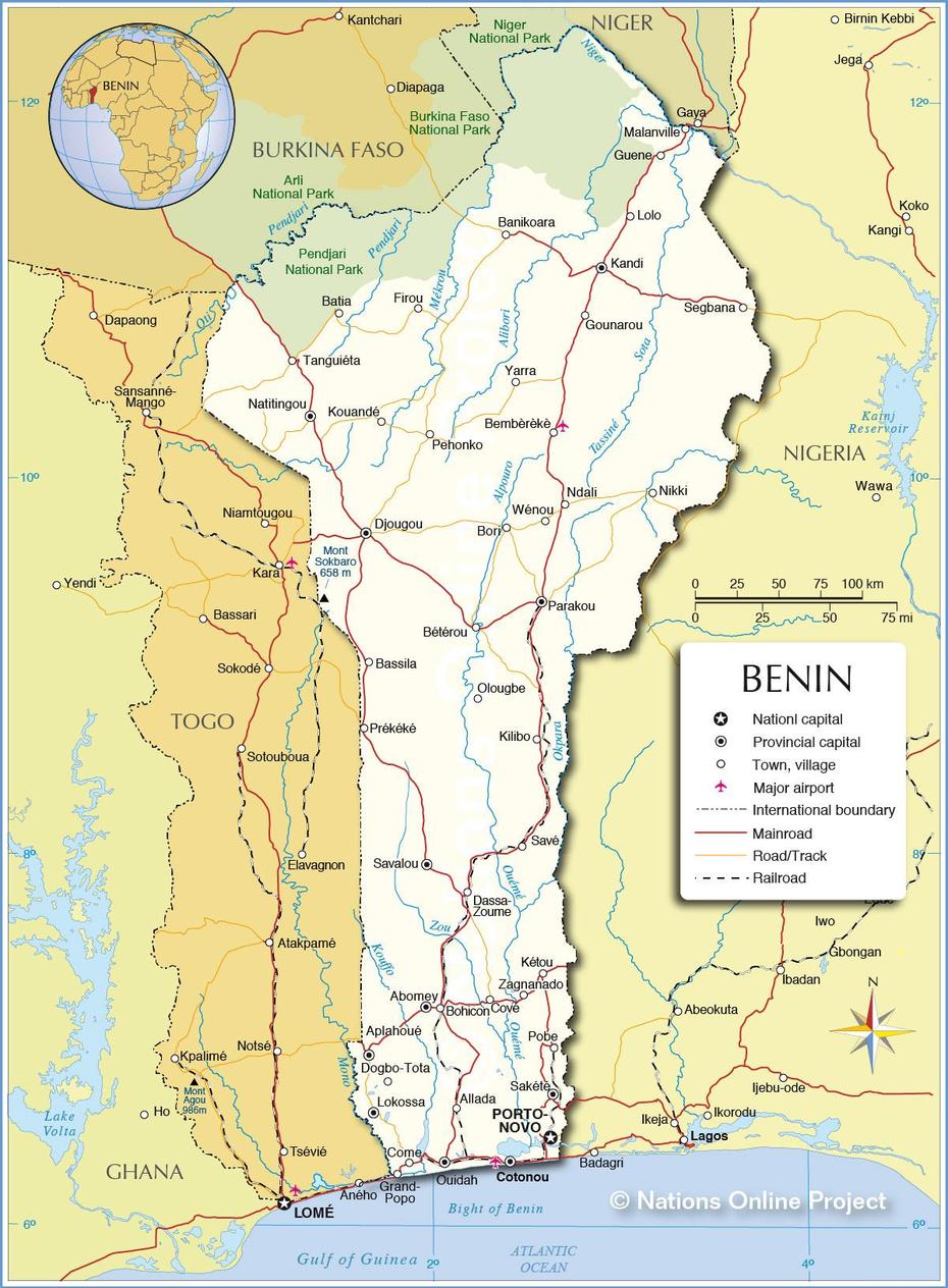 Word Map: Benin Map – Benin, Kérou, Benin, Benin Capital, Ancient Benin