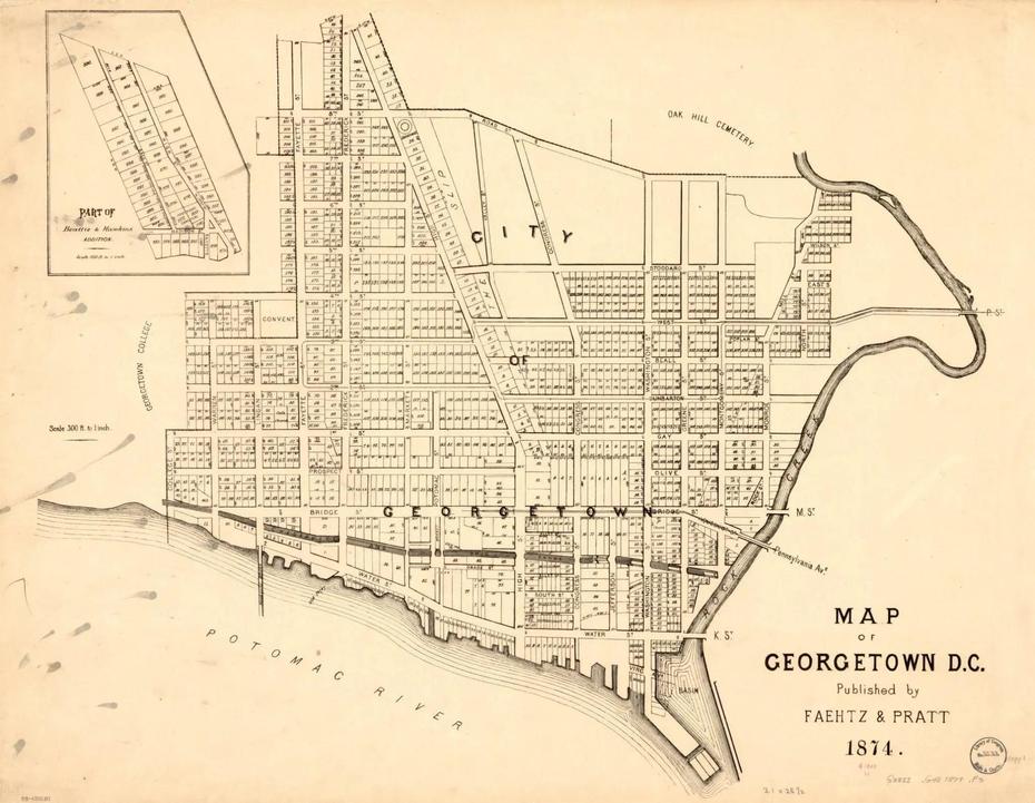 1877 Map Of Georgetown – Ghosts Of Dc, Georgetown, United States, United States  For Kids, Detailed  United States