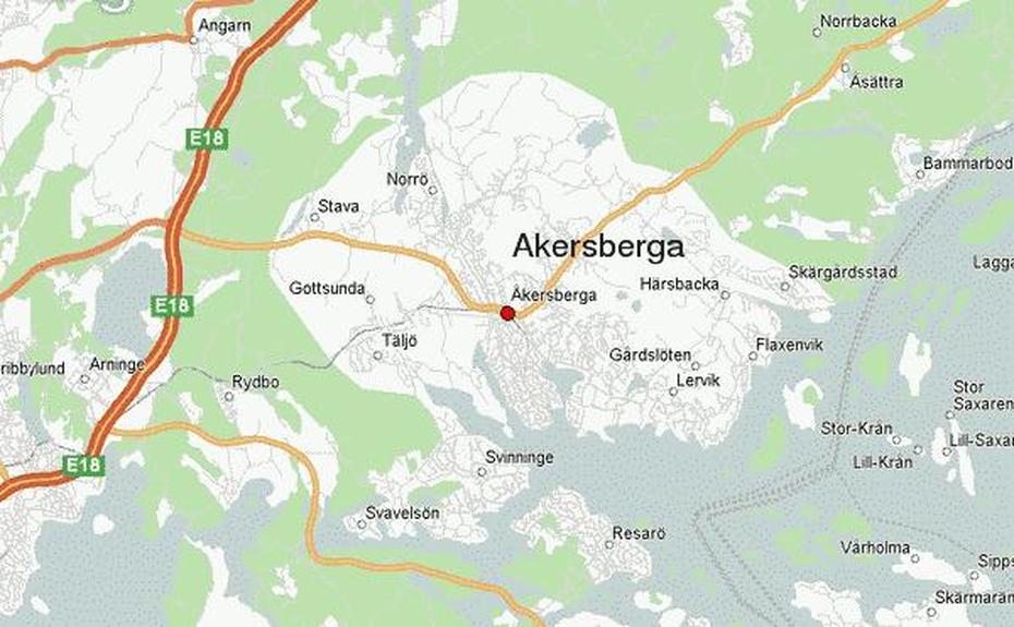 Akersberga Location Guide, Åkersberga, Sweden, Sweden  Europe, Detailed  Sweden