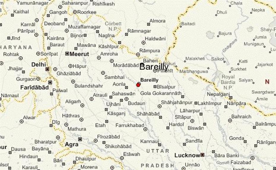 Bareilly Location Guide, Bareilly, India, Meerut District, Nainital India