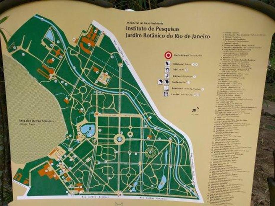 Botanical Garden Map – Foto De Jardim Botanico, Rio De Janeiro …, Jardim, Brazil, Rio, Brazil Capital