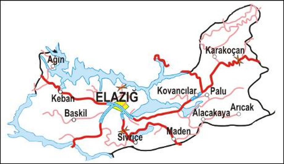 Elazig Map And Elazig Satellite Image, Elazığ, Turkey, Ancient Turkey, Turkey In Europe