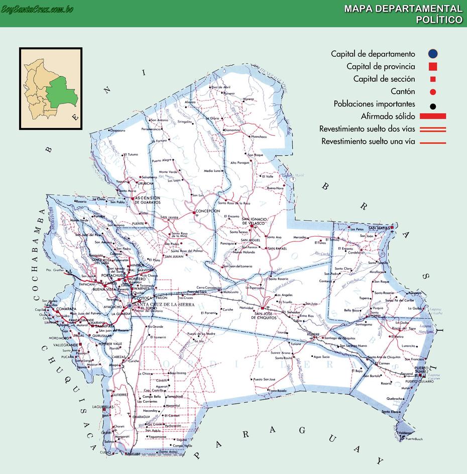 Mapa De Santa Cruz Bolivia – Seo Positivo, Santa Cruz, Bolivia, Santa Cruz Portugal, Bolivia Road