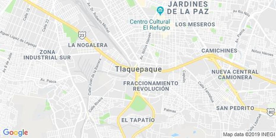 Mapa De Tlaquepaque, Jalisco – Mapa De Mexico, Tlaquepaque, Mexico, Tlaquepaque Jalisco Mexico, Zapopan Jalisco Mexico