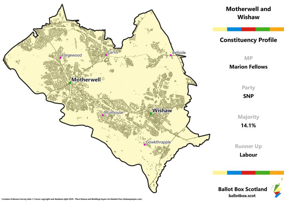 Motherwell And Wishaw Constituency Map  Ballot Box Scotland, Motherwell, United Kingdom, Motherwell Lanarkshire, Motherwell Badge