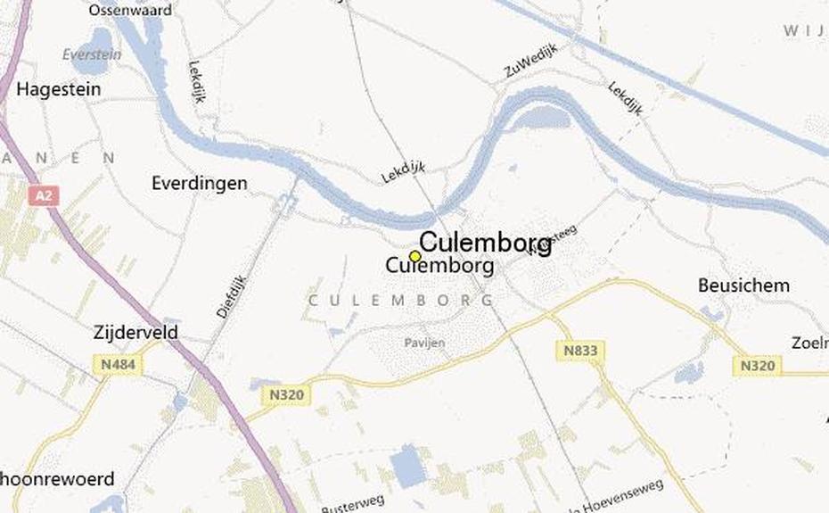 Plattegrond Culemborg, Culemborg Gelderland, Record, Culemborg, Netherlands