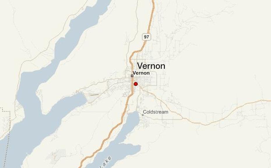 Vernon Location Guide, Vernon, United States, United States  Colored, United States  With Capitals Only